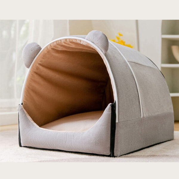 2 in 1 Cute Bear Ears Removable Dog House - Image 5