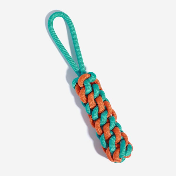 Braided Rope Stick Tug Dog Toy - Color Clash - Image 5