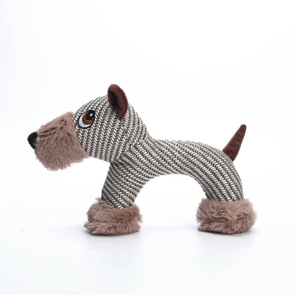 Animal Squeaky Plush Dog Toy - Image 6
